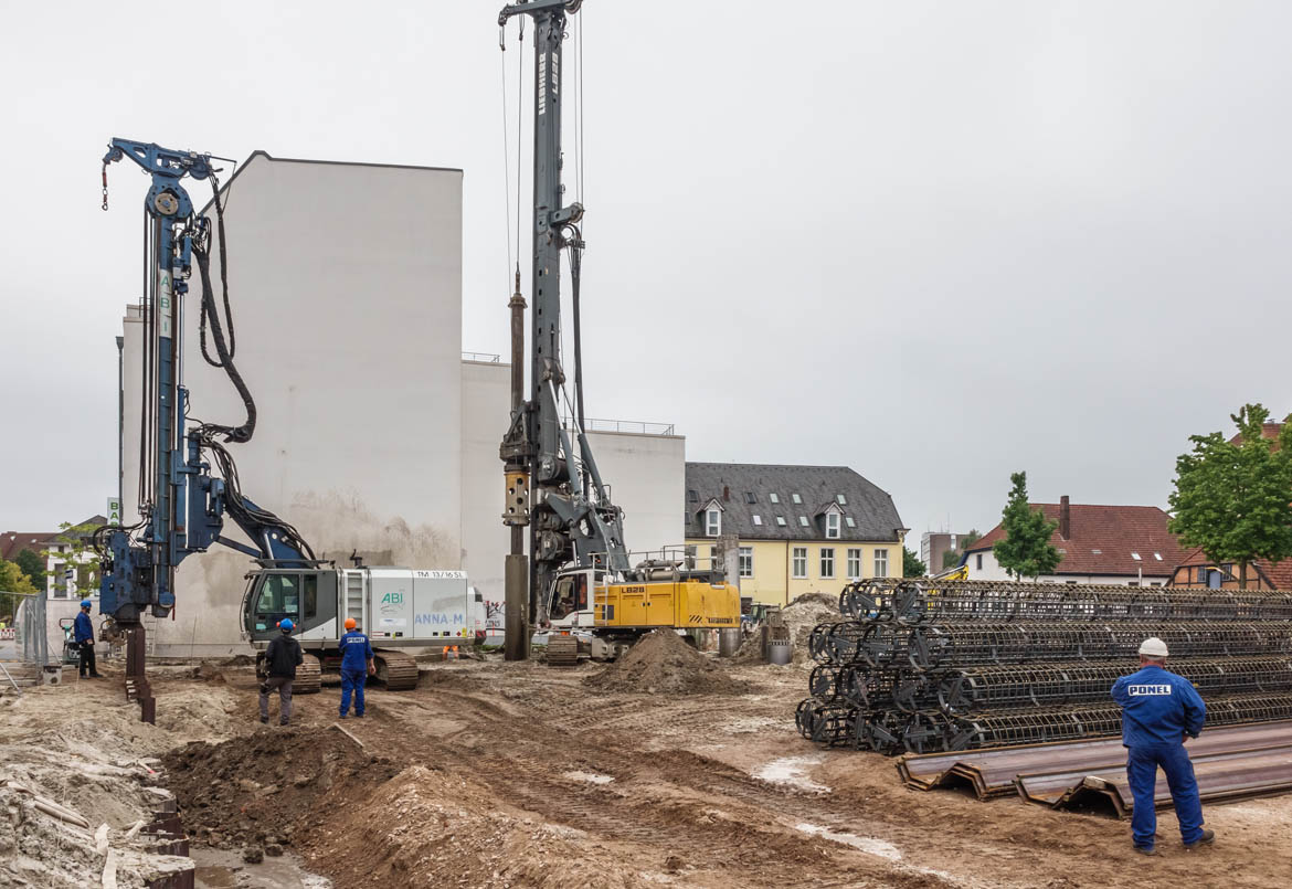 Drei Höfe: Erste Bau-Impressionen