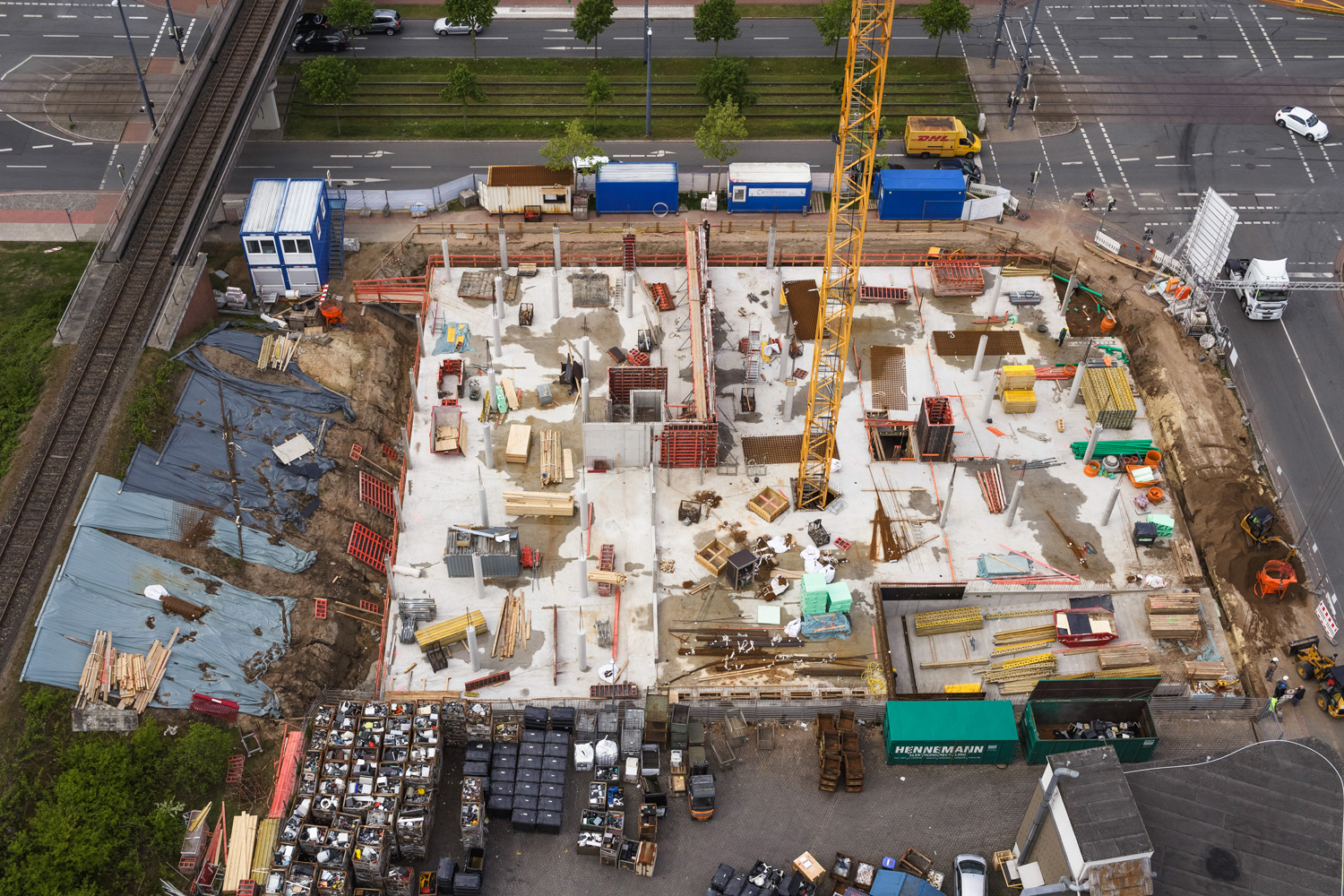 Weißes Haus Bremen: Das Fundament steht