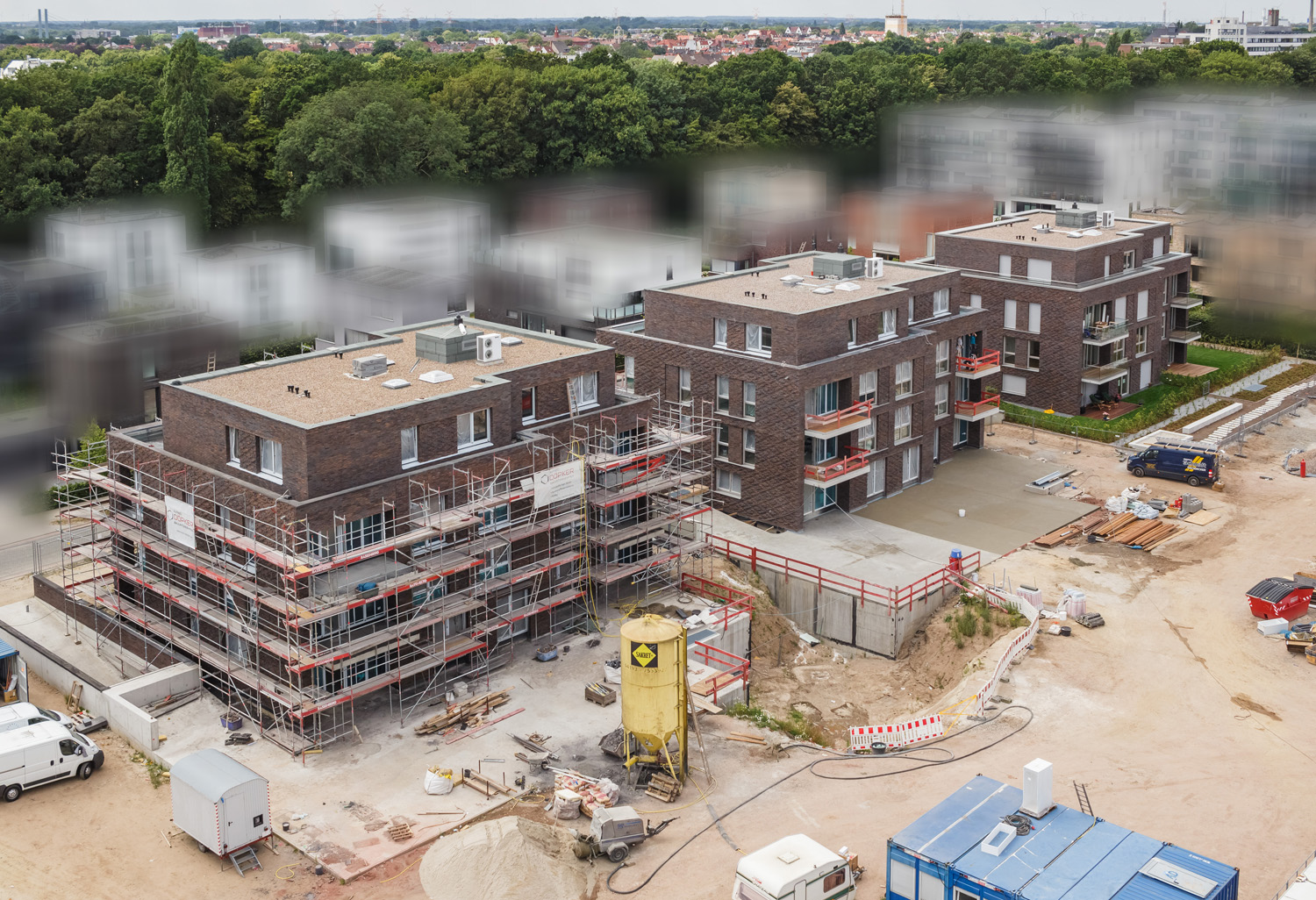 Wohnhäuser am Tanzwerder nehmen Gestalt an