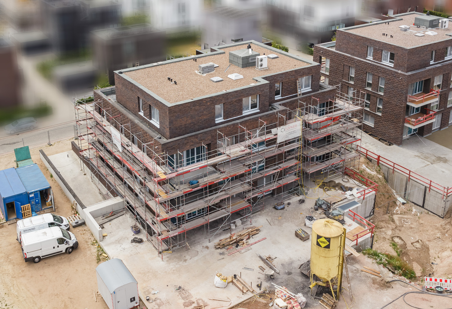 Wohnhäuser am Tanzwerder nehmen Gestalt an