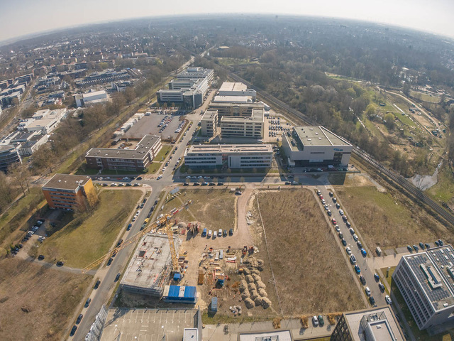 TECHNIQUE Bremen: Baustelle im Technologiepark aus der Luft