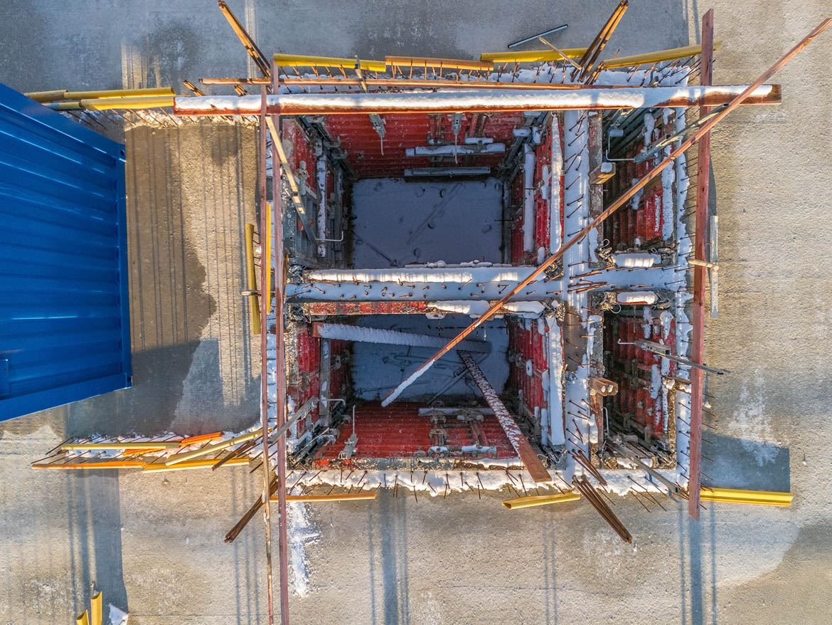 Bauimpressionen: VIEW, Bremerhaven-Überseestadt