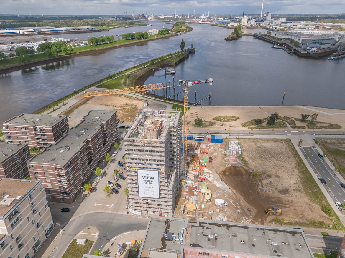 Das View in der Überseestadt – schlüsselfertig umgesetzt von Bauunternehmen Döpker