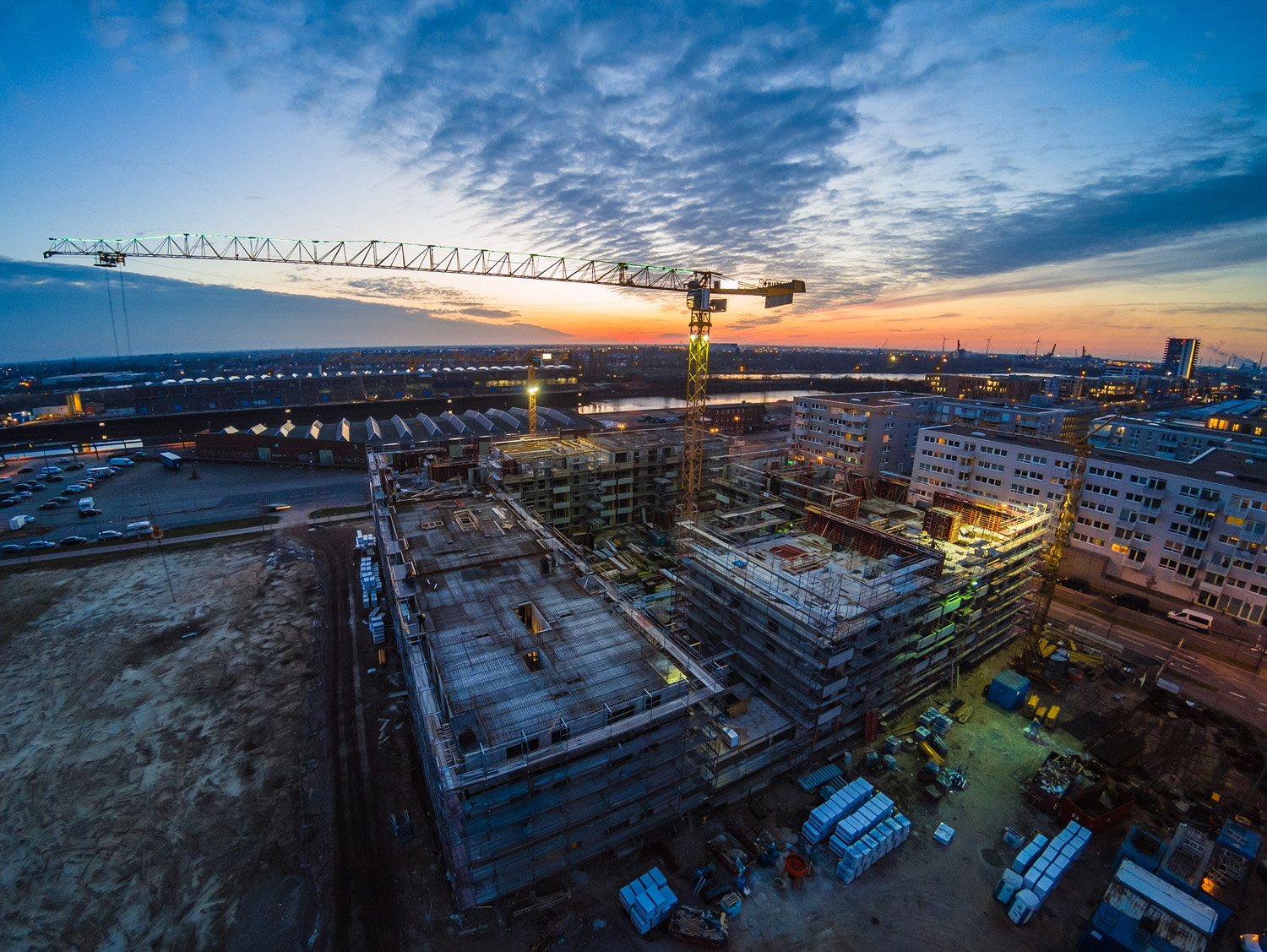 Baustelle Hafenpassage macht Fortschritte