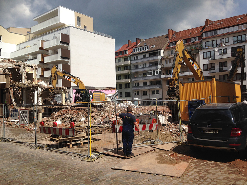 Baubeginn Stadtterrassen III in Bremen