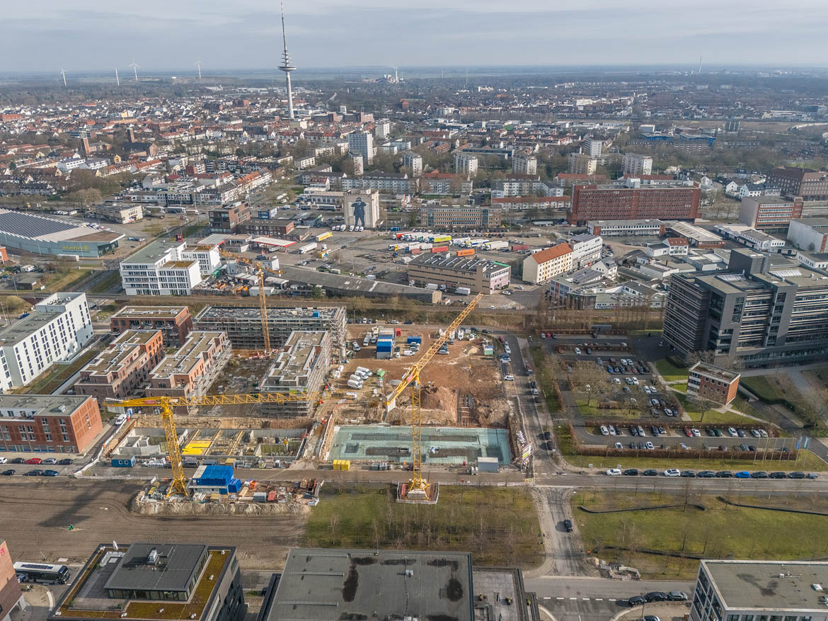 Kaffeequartier: Wohnraum mit maritimem Flair