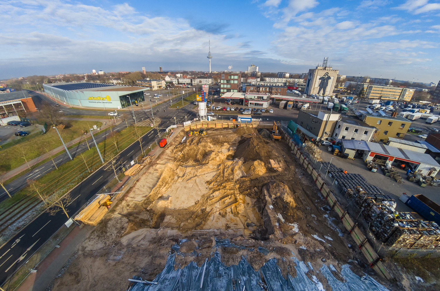 Baustart für Weißes Haus in Bremen