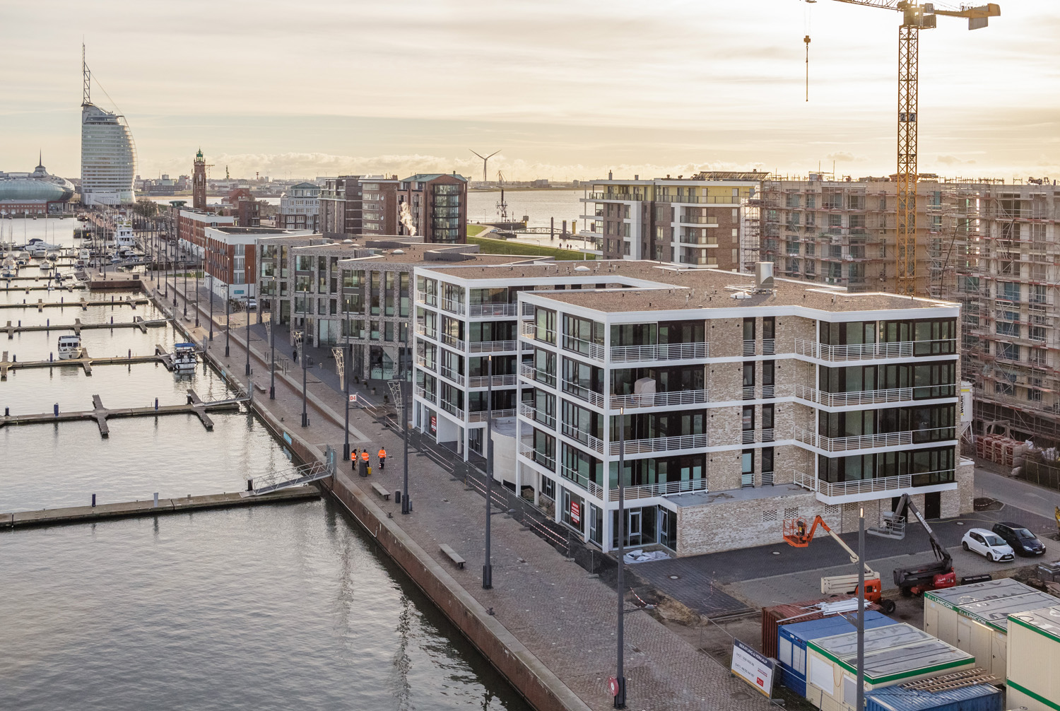 Vollendetes Panorama in Bremerhaven