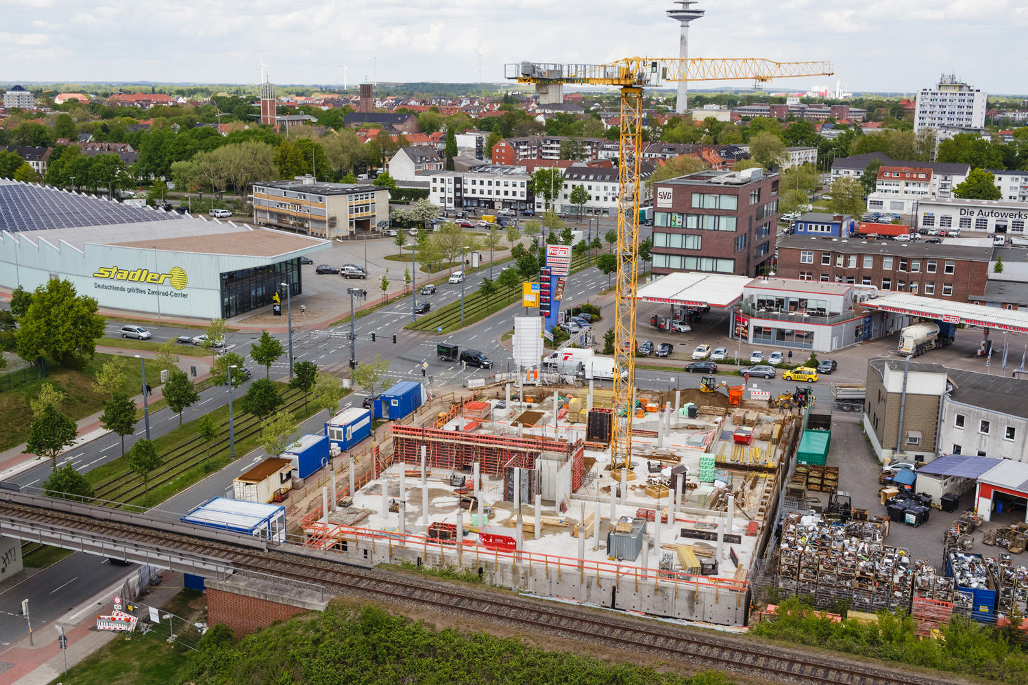 Weißes Haus Bremen: Das Fundament steht