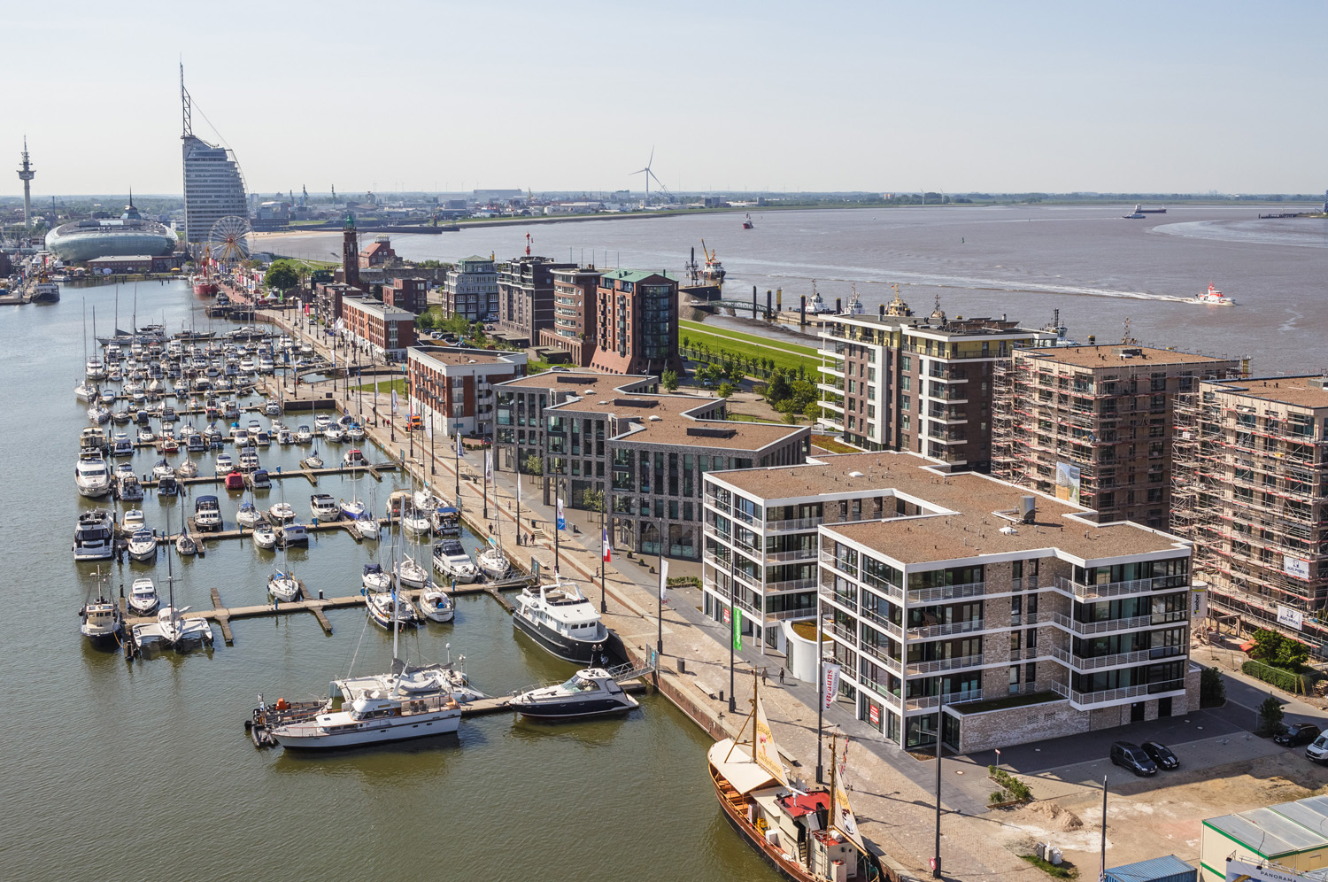 Beeindruckendes Panorama in Bremerhaven