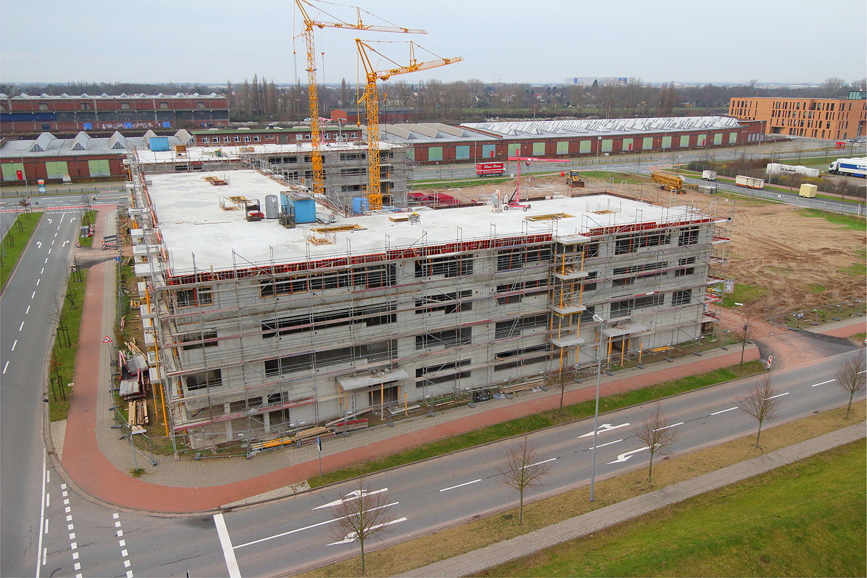 Eindrücke von der Baustelle Marcuskaje