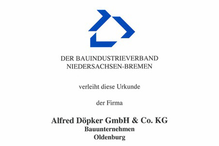 Bauindustrieverband gratuliert Döpker