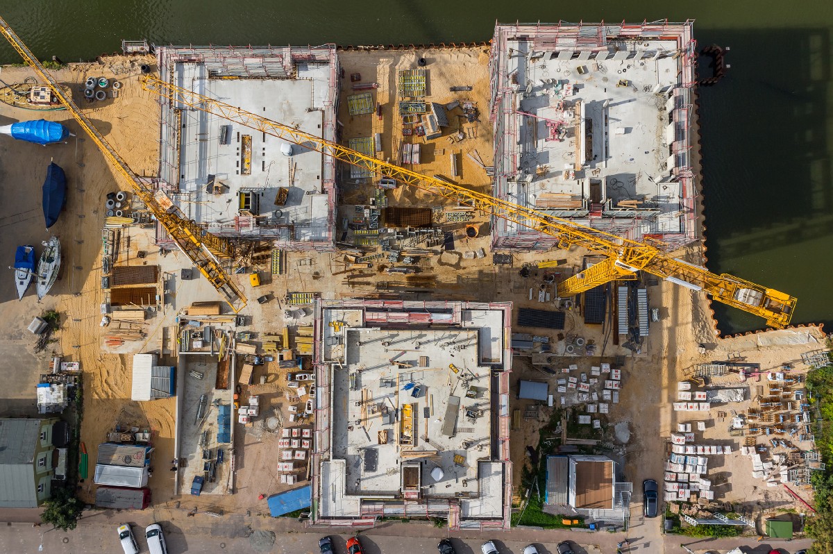 Yachthafen Cuxhaven: Der Rohbau wächst weiter