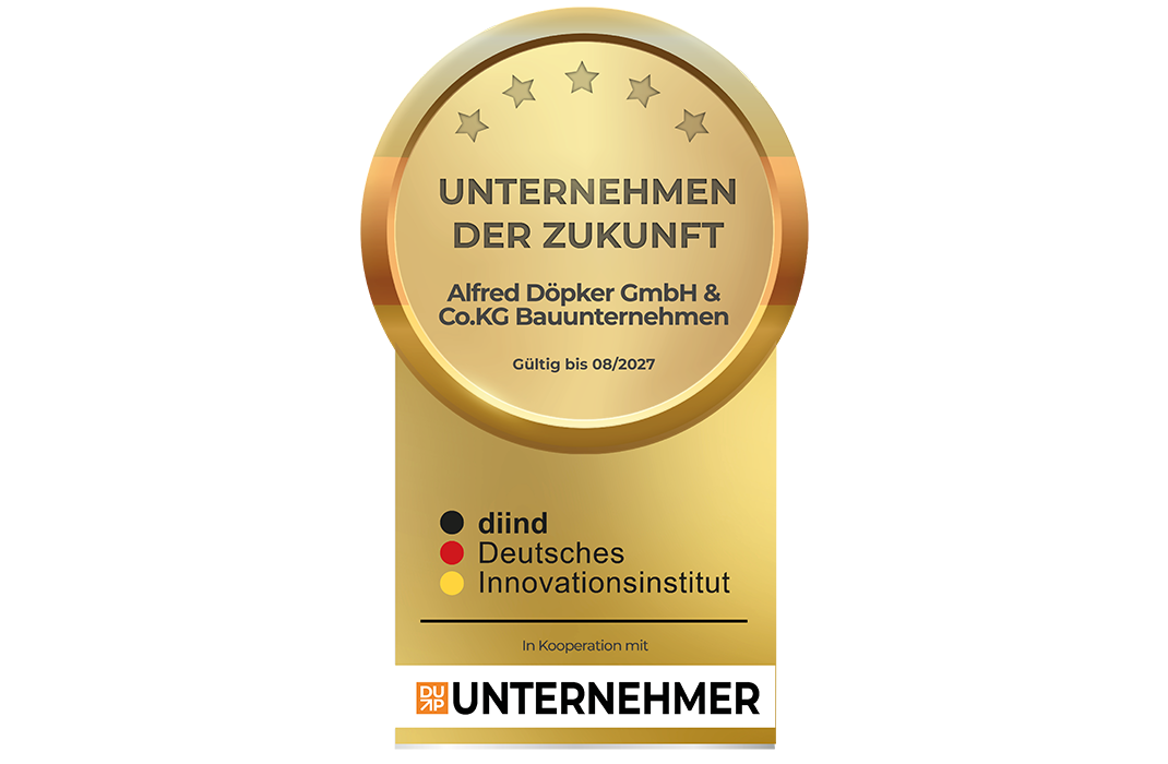 Döpker als „Unternehmen der Zukunft“ ausgezeichnet.